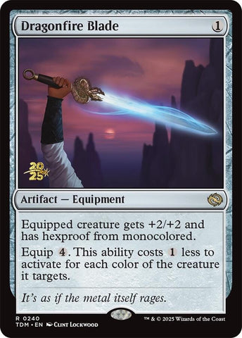 Dragonfire Blade [Tarkir: Dragonstorm Prerelease Cards] 