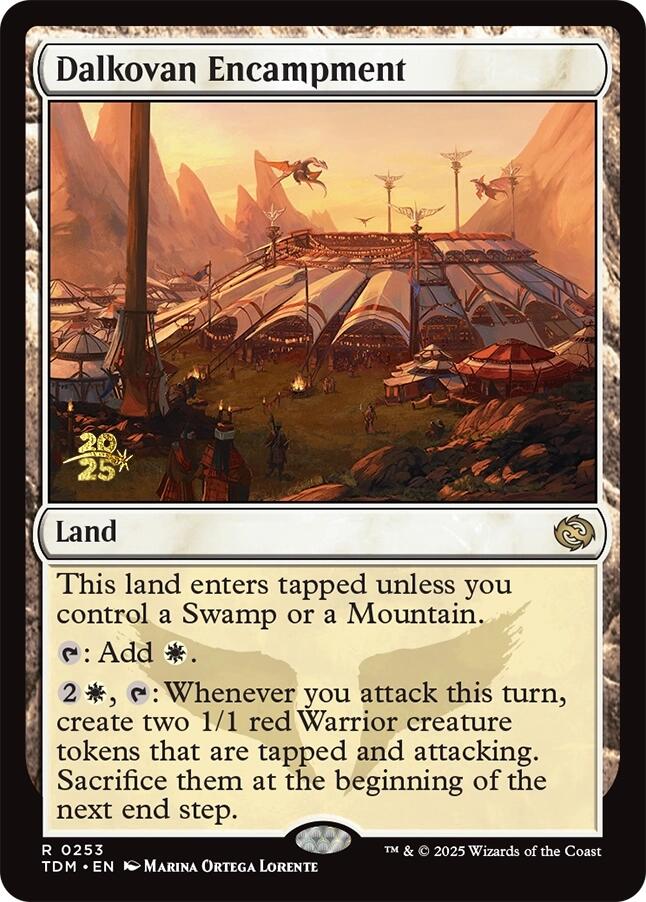 Dalkovan Encampment [Tarkir: Dragonstorm Prerelease Cards] 