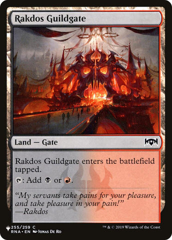Rakdos Guildgate [The List] 