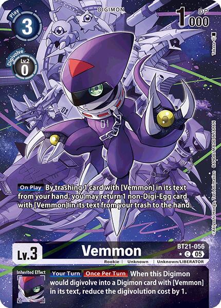 Vemmon [BT21-056] (Alternate Art) [World Convergence] 