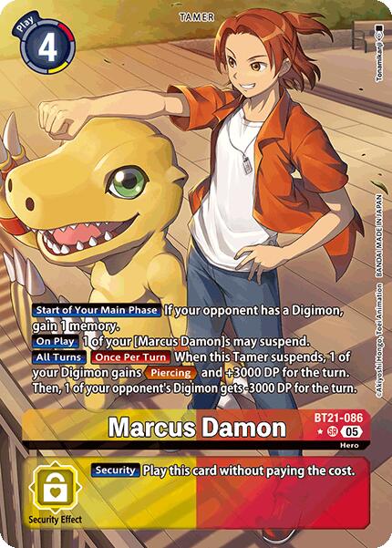 Marcus Damon [BT21-086] (Alternate Art) [World Convergence] 