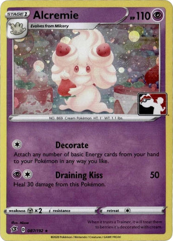 Alcremie (087/192) (Play Pokemon Promo) [League &amp; Championship Cards] 