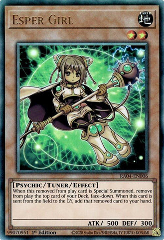 Esper Girl [RA04-EN006] Ultimate Rare 