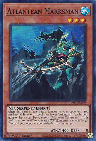 Atlantean Marksman [RA04-EN009] Super Rare 