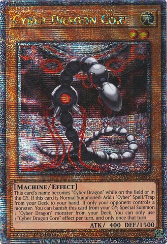 Cyber ​​Dragon Core [RA04-EN013] Quarter Century Secret Rare 