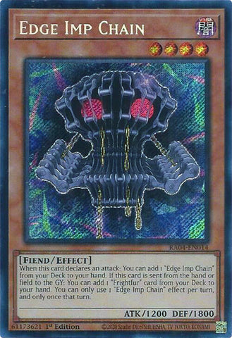 Edge Imp Chain [RA04-EN014] Secret Rare 