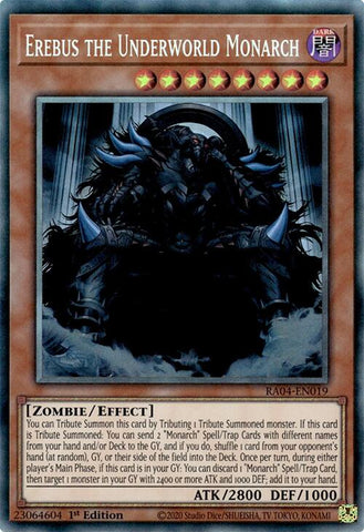 Erebus the Underworld Monarch [RA04-EN019] Collector's Rare 