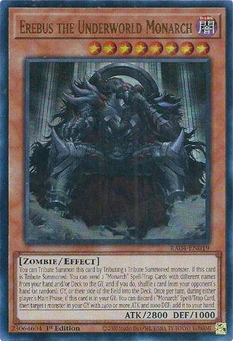 Erebus the Underworld Monarch [RA04-EN019] Ultra Rare 