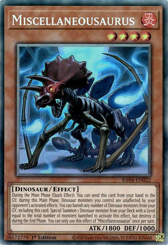 Miscellaneousaurus [RA04-EN022] Collector's Rare 