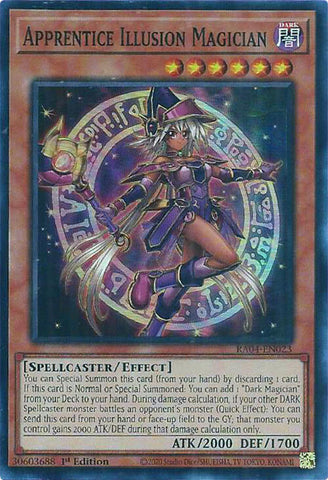Apprentice Illusion Magician [RA04-EN023] Super Rare 
