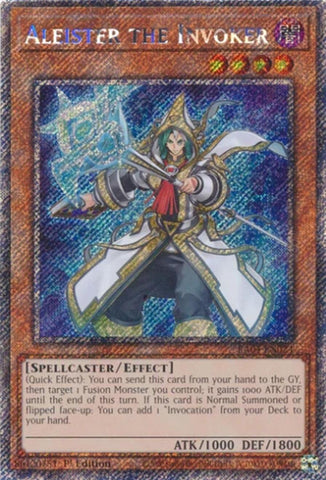 Aleister the Invoker (Alternate Art) [RA04-EN024] Platinum Secret Rare 