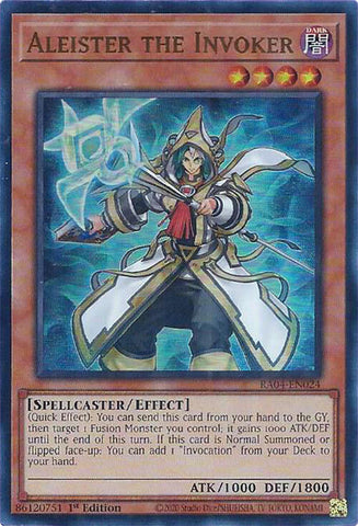 Aleister the Invoker (Alternate Art) [RA04-EN024] Ultra Rare 