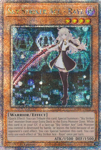 Sky Striker Ace - Raye [RA04-EN026] Quarter Century Secret Rare 