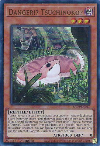Hazard!? Tsuchinoko? [RA04-EN027] Ultra Rare 