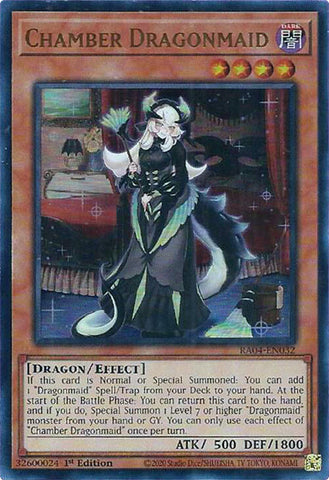 Chamber Dragonmaid [RA04-EN032] Ultra Rare 