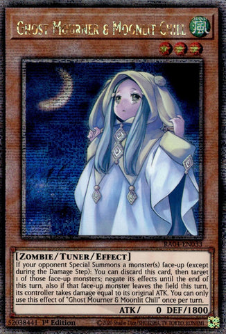 Ghost Mourner &amp; Moonlit Chill [RA04-EN033] Quarter Century Secret Rare 