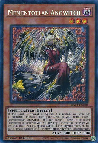Mementotlan Angwitch [RA04-EN048] Secret Rare 