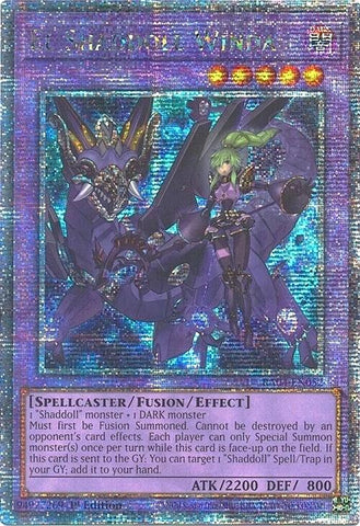 El Shaddoll Winda (Alternate Art) [RA04-EN052] Quarter Century Secret Rare 