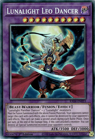 Lunalight Leo Dancer [RA04-EN053] Collector's Rare 