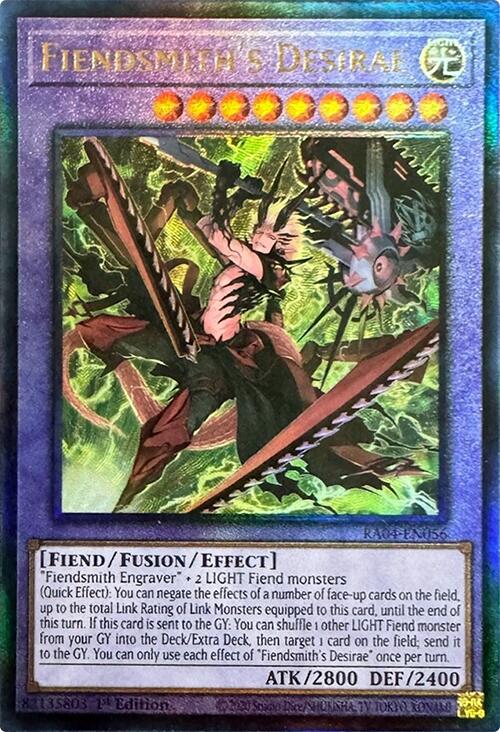 Fiendsmith's Desirae [RA04-EN056] Ultimate Rare