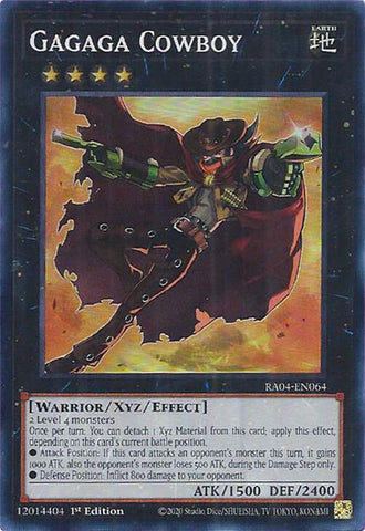 Gagaga Cowboy [RA04-EN064] Super Rare 
