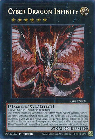 Cyber ​​Dragon Infinity [RA04-EN068] Secret Rare 