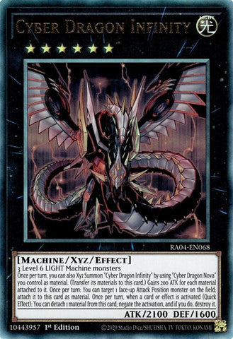 Cyber ​​Dragon Infinity [RA04-EN068] Ultimate Rare 