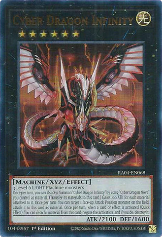 Cyber ​​Dragon Infinity [RA04-EN068] Ultra Rare 