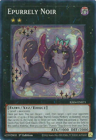 Epurrely Black [RA04-EN071] Super Rare 