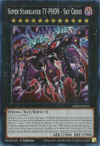 Super Starslayer TY-PHON - Sky Crisis [RA04-EN072] Super Rare 