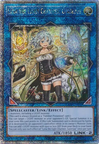 Lyna the Light Charmer, Lustrous [RA04-EN081] Quarter Century Secret Rare 