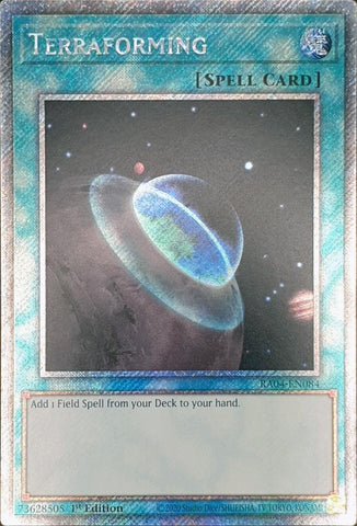 Terraforming [RA04-EN084] Platinum Secret Rare 