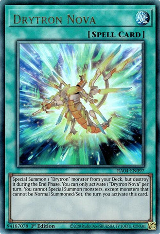 Drytron Nova [RA04-EN097] Ultimate Rare 