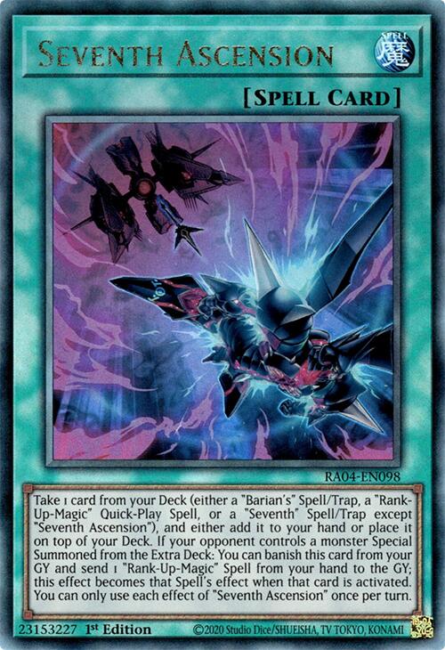 Seventh Ascension [RA04-EN098] Ultimate Rare