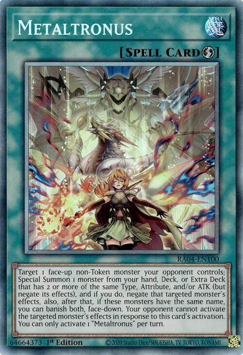 Metaltronus [RA04-EN100] Collector's Rare