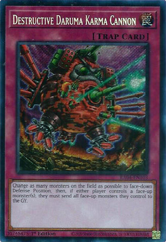 Destructive Daruma Karma Cannon [RA04-EN103] Secret Rare 