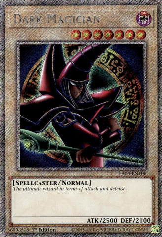 Dark Magician (Arkana) [RA04-EN106] Platinum Secret Rare 