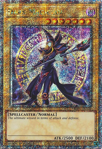 Dark Magician (8th Art) [RA04-EN106] Quarter Century Secret Rare 