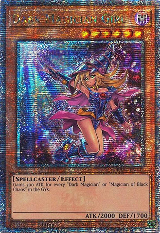 Dark Magician Girl (7th Art) [RA04-EN107] Quarter Century Secret Rare 