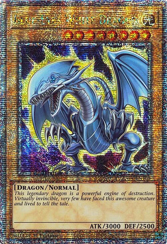 Blue-Eyes White Dragon (7th Art) [RA04-EN108] Quarter Century Secret Rare 