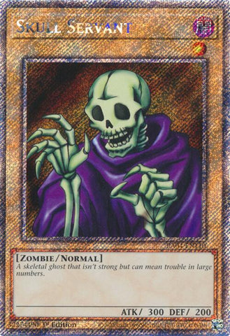 Skull Servant [RA04-EN110] Platinum Secret Rare 