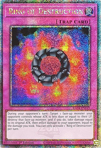 Ring of Destruction [RA04-EN119] Quarter Century Secret Rare 