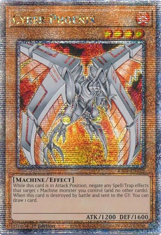 Cyber ​​Phoenix [RA04-EN129] Quarter Century Secret Rare 