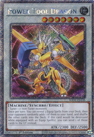 Power Tool Dragon [RA04-EN135] Platinum Secret Rare 