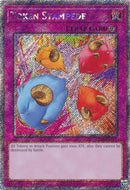 Token Stampede [RA04-EN149] Platinum Secret Rare 