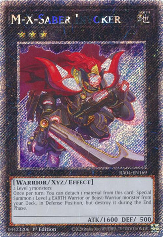 MX-Saber Invoker [RA04-EN169] Platinum Secret Rare 