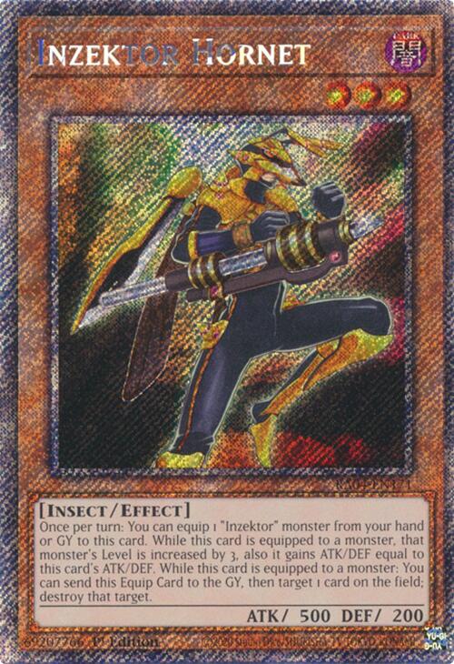 Inzektor Hornet [RA04-EN171] Platinum Secret Rare 