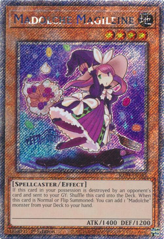 Madolche Magileine [RA04-EN185] Platinum Secret Rare 