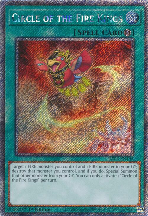 Circle of the Fire Kings [RA04-EN195] Platinum Secret Rare 