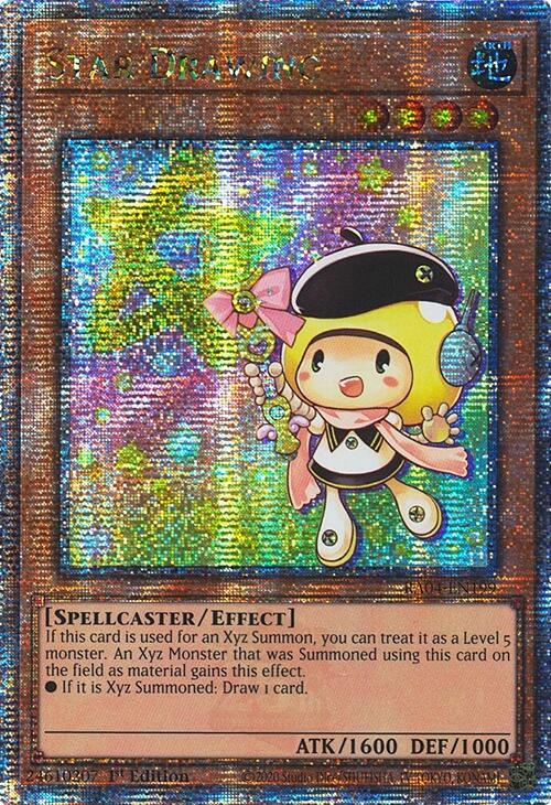 Star Drawing [RA04-EN199] Quarter Century Secret Rare 